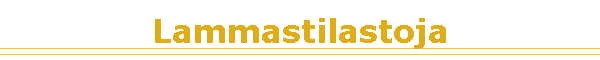 Lammastilastoja