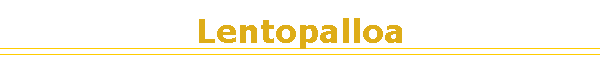 Lentopalloa
