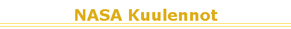 NASA Kuulennot